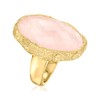 Ross-Simons 17.00 Carat Rose Quartz Ring in 18kt Gold Over