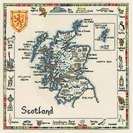 Heritage Crafts Scotland Counted Cross Stitch Kit