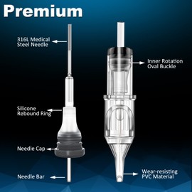 7RL Cartridges - Emalla Pack of 20 Cartridges 1207RL for Machine Pens
