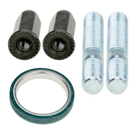 YOIASUGH Gy6 Exhaust Bolt and Gasket for 50cc 125 cc 150cc Taotao Sunl Coolster Jonway Roketa Scooters ATVs Go Karts Moped Quad 4 Wheeler Dune Buggy (2 Sets)