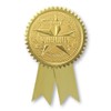 PaperDirect Embossed Seal of Achievement Gold Foil Ribbon Certificate Seals,