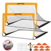 Sports Kids Practice Soccer Goals, Pop Up Folding Soccer Goal
