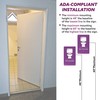 ADA CENTRAL SIGNS - 6"X9" Toilet Restroom Sign- ADA Compliant