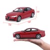 Bburago Alfa Romeo Giulia 1:24 Scale Model Car with Opening