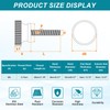 sourcing map M4x30mm Knurled Thumb Screws, 304 Stainless Steel Diamond