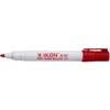 Hainenko Value Bullet Tip Dry Wipe Marker - Red