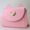 LoveWLC Moon Luna Cat Purses,Pu Goth Cosplay Moon Sailor Bag