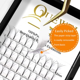 Ready-to-Use Volume Eyelashes, Fans, 5D Eyelash Extension, Pre-Fanned Eyelash Fans, Volume Technique Eyelash Extension, Premade for Fans, Soft and Light (5D-0.07 D-MIX12-15)