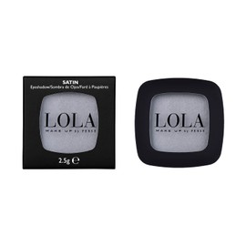 LOLA Mono Makeup Eyeshadow with Natural Ingredients and High Coverage Satin Eye Shadow for Women Vegan and Cruelty-Free Eye Makeup Cosmetic Palette for All Skin Types, Pale Grey Satin (015)