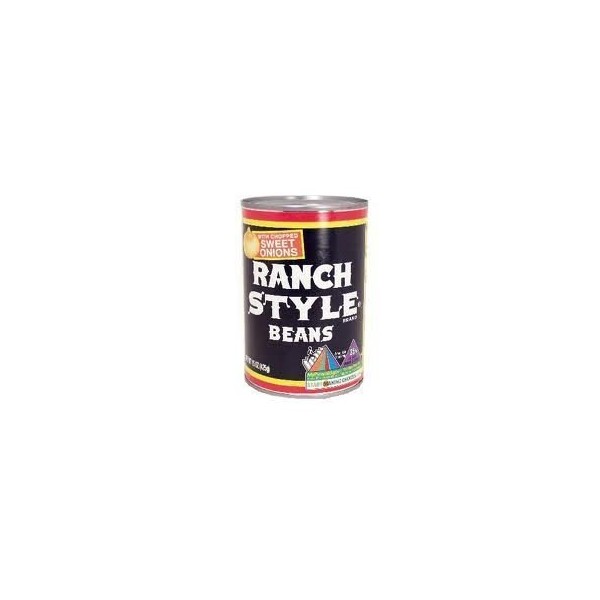 Ranch Style Beans with Sweet Onions 15oz Can (Pack of 6)