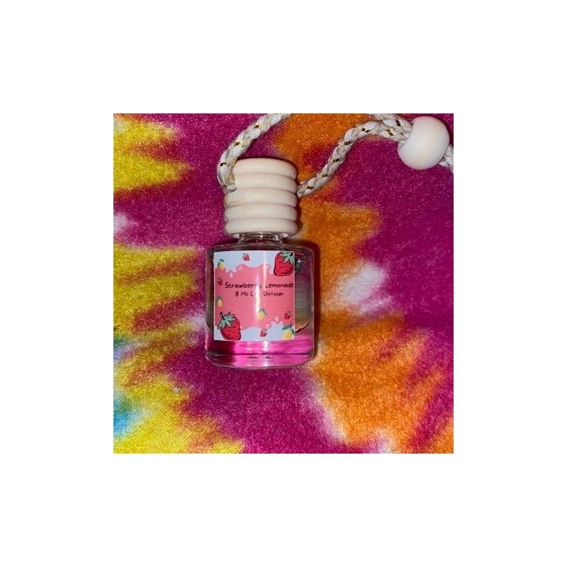 Scented Hanging Car Diffusers - Scents: Strawberry Lemonade