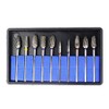 Airgoesin HP Cutting Burs Cutter Drill Polisher Tungsten Carbide 10pcs/pk,