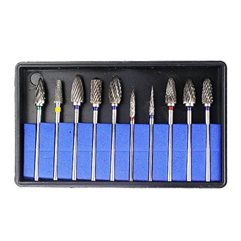 Airgoesin HP Cutting Burs Cutter Drill Polisher Tungsten Carbide 10pcs/pk,