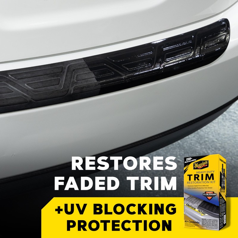 Meguiar's Heavy Duty Trim Restoration Kit - Includes a Cleaning