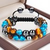 Someki Grandson Bracelet From Grandma Adjustable Multicolored Black Obsidian Bead