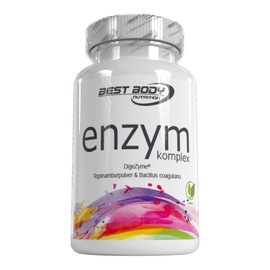 Best Body Nutrition Enzyme Complex – 90 Capsules – Digestive Enzymes – Vegan – Includes Alpha Amylase, Lipase, Protease, Lactase