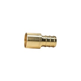 2 Pieces XFITTING 1/2" Pex X 1/2" Male Sweat Adapters Brass CRIMP Fittings - Brass