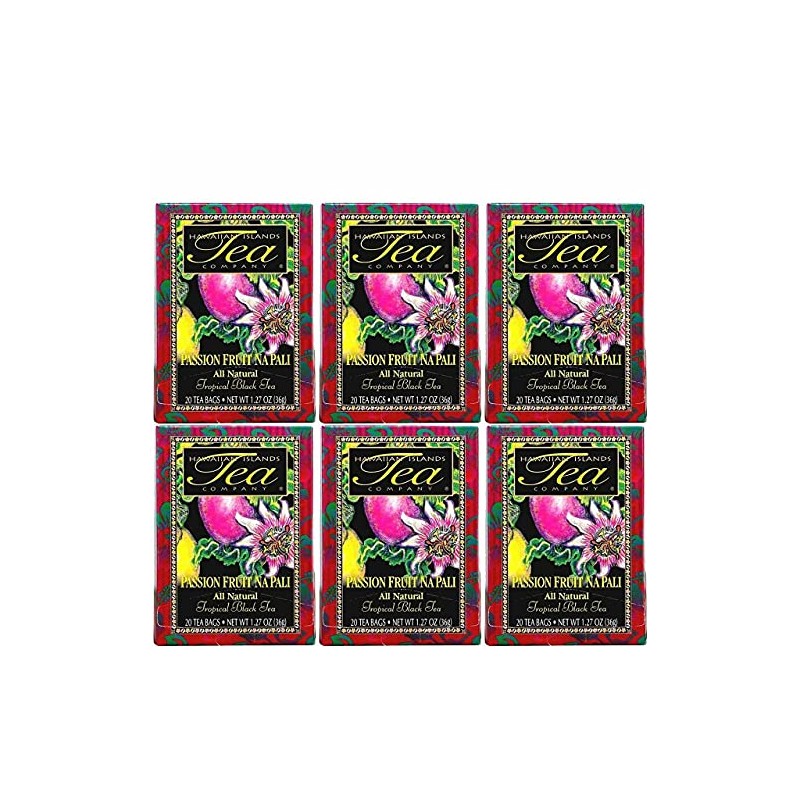 Hawaiian Islands Tea Company Passionfruit Na Pali Black Tea, All