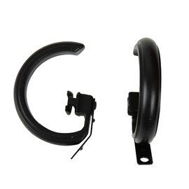 Rod Desyne Decorative Traverse Rod Rings, Black, 10 Piece