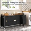 HOOBRO Laundry Sorter 5 Sections, Laundry Hamper with Wheels, 5