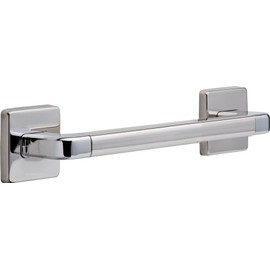 DELTA FAUCET 41912 Angular Modern Grab Bar, 12-Inch, Polished Chrome