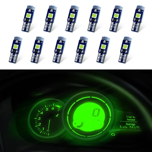 DWARFOO 12 PCS T5 LED Bulbs, 74 73 37 2721