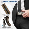 IGOLUMON Men's 2 Piece Leather Belt, Men's Automatic Belt with