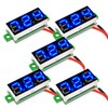Aideepen 5pcs 2-Wire LED Voltmeter 0.28" Digital Display Voltage Tester
