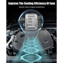 TIKSCIENCE Cooling Fan Control Module Fit for Ford Edge FLEX Lincoln Land Rover VOLVO S60 S80 V60 V70 XC60 XC70 Replace 941.0138.01 LR002660 LR011905 940009402 7T438C609BA 940004204