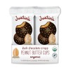 Justins's Organic Crispy Dark Chocolate Peanut Butter Cups, Rainforest Alliance