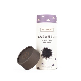 SanAndCo McCrea’s Candies Caramels Black Lava Sea Salt Made in Boston 5.5 oz
