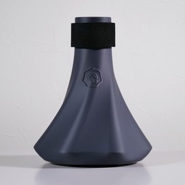 Bus Trombone Mute, "QooMute" Practice Mute (2024 New), Practice Mute, Silencer, Lightweight, Home Practice Equipment, Cumute BRASS Design (Midnight Gray)