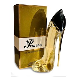 EBC Perfume Princess High Heel Women Gold Perfume 85ml / 2.9 Fl Oz Eau De Parfum Vaporisateur Spray - Long Lasting, Oil France