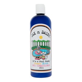 Jax n Daisy It's a Pool Pawty Summer Scent Dog Conditioner - Essential Oil Conditioner for Dogs - Gentle Dog Hair Conditioner - Cruelty-Free & Vegan Dog Fur Conditioner Made in The USA 16oz