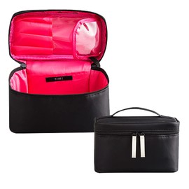 mitas Makeup Pouch, Pink, Vanity Pouch, Makeup Pouch, Makeup Pouch, Makeup Tool Holder, Brush Holder, Box Type, Travel, Convenient Goods, Pouch, Amenity Pouch, Travel Pouch, Travel Goods, Convenient Items, Storage, Storage Pouch, Business Trips, Business, Accessory Case