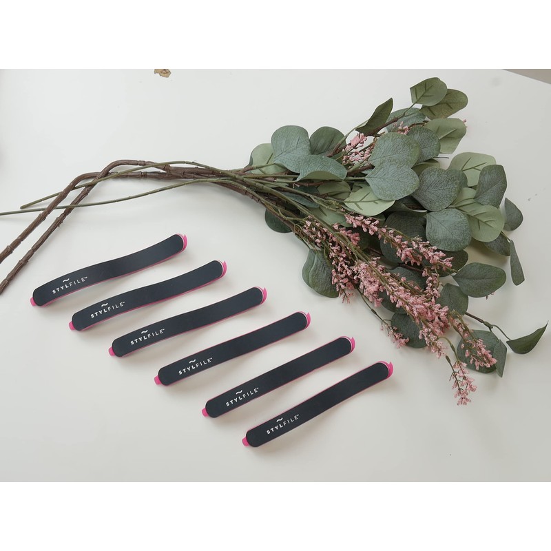 StylFile Curved Nail File 240/400 Grit Manicure Professional 3 in