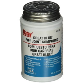 Oatey 31261 Blue Pipe Joint Compound, 4 fl-ounces