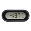 Samos Digital Alarm Clock LCD Black