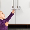 4 Pack U-Shaped Cabinet Locks with Combination Baby Proofing Cabinet