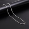 Treasure Bay 2.7mm Sterling Silver Belcher Chain Necklace for Men