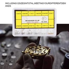Watch Push Button, Washer Clip Calendar Disc Watch Repair Tool Accessories