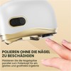 Electric Nail Clippers, 3-in-1 Electric Nail File with Lighting, Two
