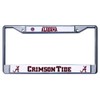Alabama Crimson Tide Chrome License Plate Frame