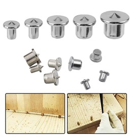 Wooden Dowel Centring Tips, Pack of 20 Dowels, Centring Tips, Dowel Aid, Dowel Hole Marker, Dowel Set, Wooden Dowel Set for Woodwork, Drilling Tools (4/6/8/10/12 mm, Solid)