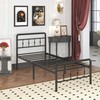 Nailsong 18 Inch Twin XL Bed Frames with Headboard and