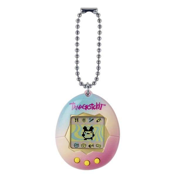 Bandai Tamagotchi Original Sahara Shell | Tamagotchi Original Cyber Pet 90s Adults and Kids Toy with Chain | Retro Virtual Pets are Great Boys and Girls Toys or Gifts for Ages 8+