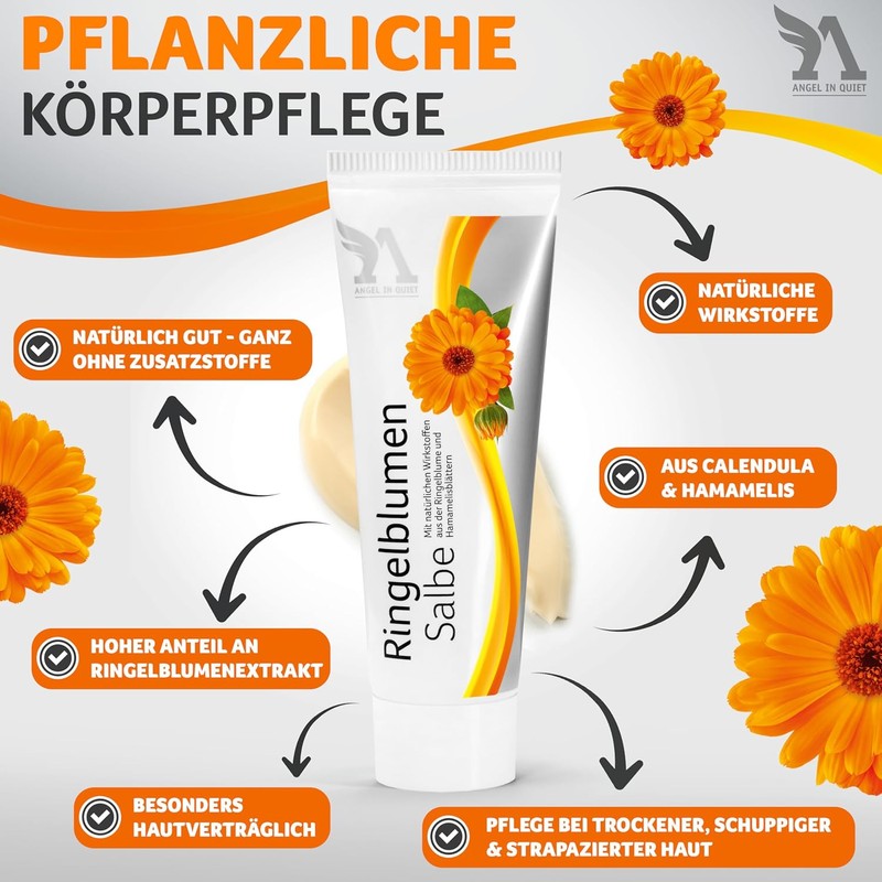 Marigold Ointment | High Percentage Calendula Extract | Nourishes &