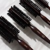 L'Artisan Brossier - Round Hairbrush Natural Bristle in Beech Wood