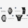 Women Men Digital Waterproof Sports Watch Surfing Watch Multifunctional Watch