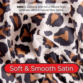 DONNA ARGAN - Gorro de dormir con estampado de leopardo/XL, Leopardo